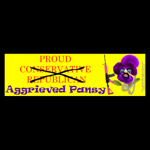 Proud Aggrieved Pansy